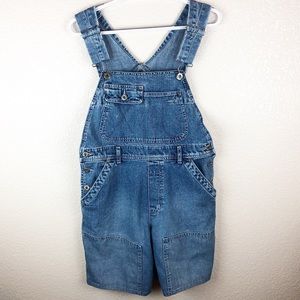 Silver Jeans short denim overalls size: M